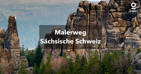 Felsige Berge: Malerweg Sächsische Schweiz