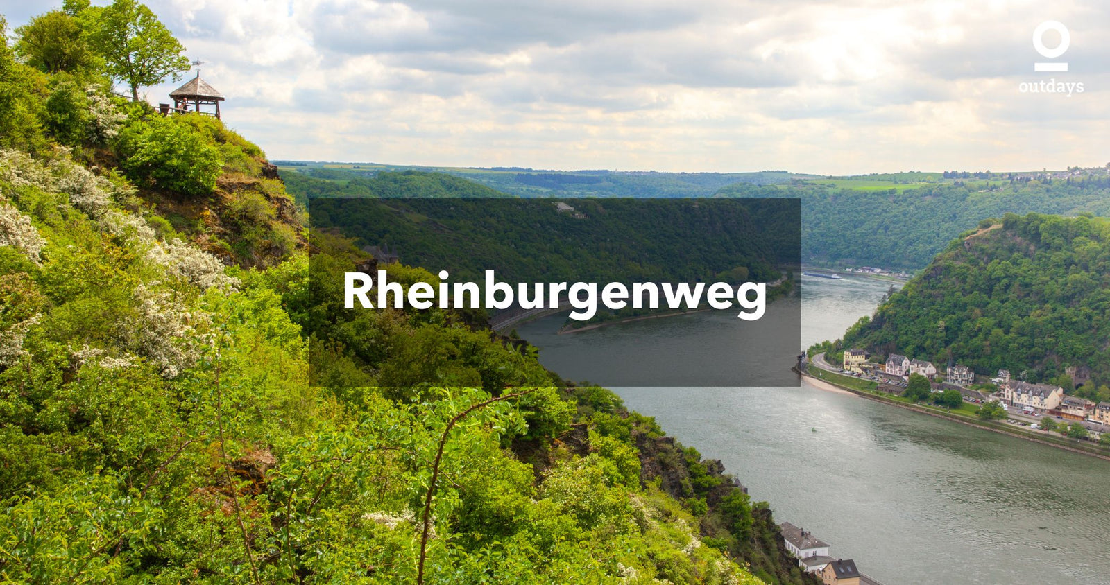Aussicht auf den Rhein: Rheinburgenweg